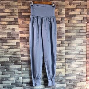 EUC Small Moraitis Linen High-Waisted Blue Pants